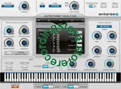 Anteres auto tune realtime