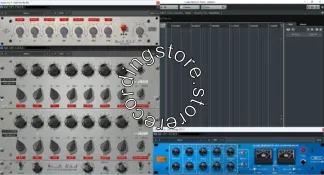 Recording in studio