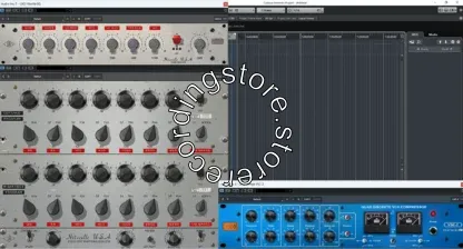 Recording in studio
